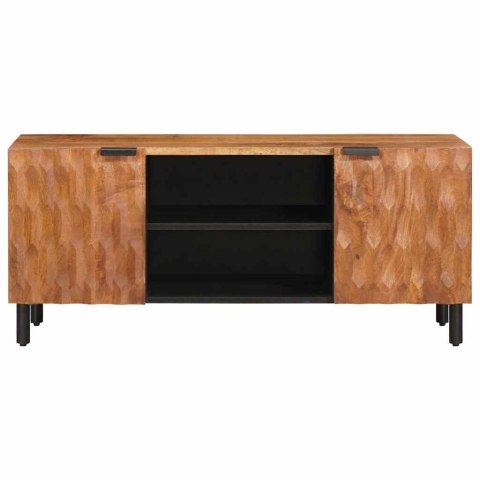 SZAFKA POD TELEWIZOR WYKOŃCZENIE W KOLORZE BRĄZOWEGO AKACJI