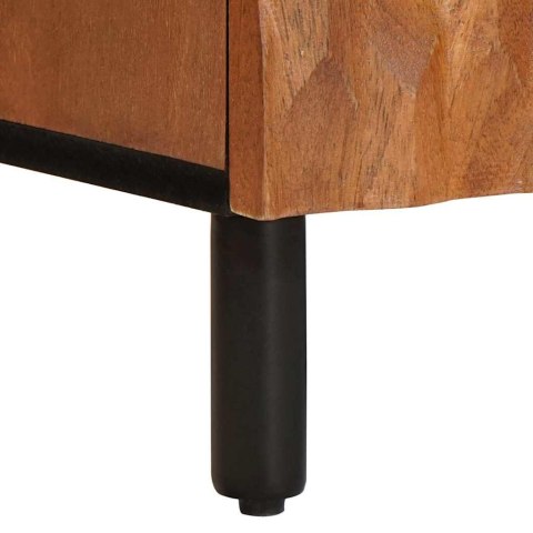 SZAFKA POD TELEWIZOR WYKOŃCZENIE W KOLORZE BRĄZOWEGO AKACJI