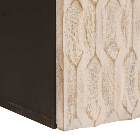 WISZĄCA SZAFKA ŁAZIENKOWA GEOMETRYCZNY BIAŁY