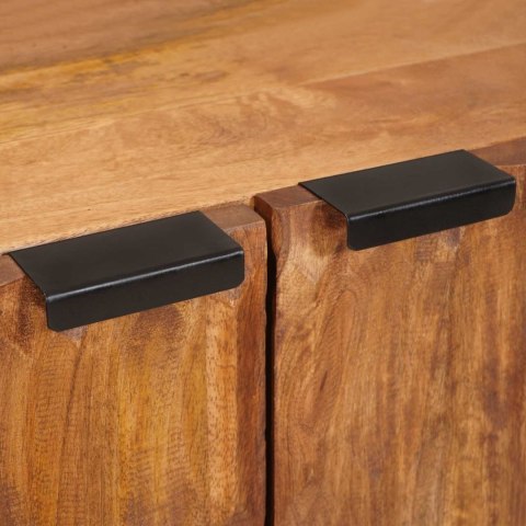 BUFET GEOMETRYCZNY WYKOŃCZENIE W KOLORZE BRĄZOWEGO AKACJI