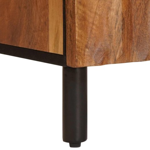 BUFET GŁADKI WYKOŃCZENIE W KOLORZE BRĄZOWEGO AKACJI