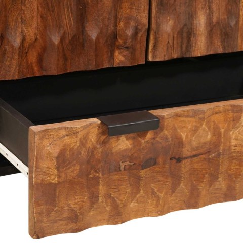 SZAFKA GŁADKI WYKOŃCZENIE W KOLORZE BRĄZOWEGO AKACJI