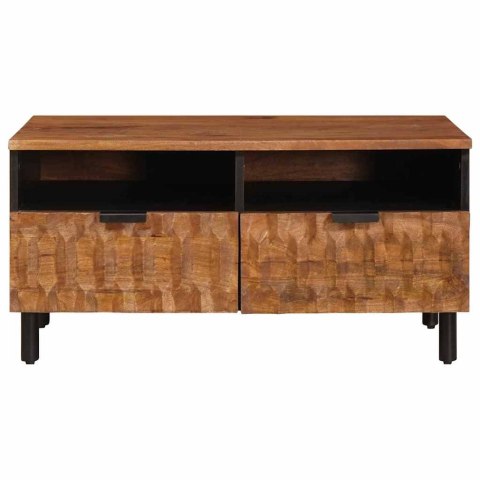 VidaXL Stolik kawowy z szufladą Brązowy 80 x 54 x 40 cm Drewno z mango