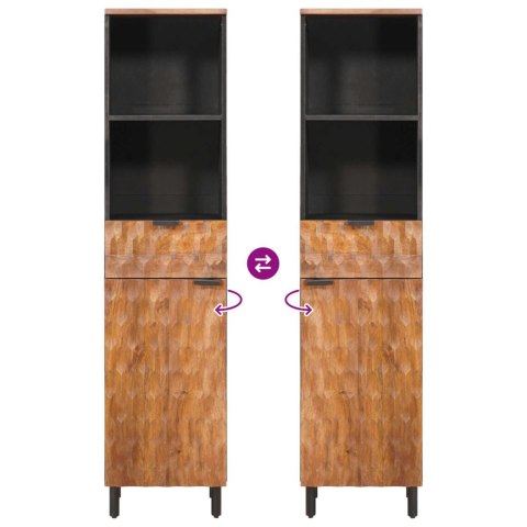 SZAFKA ŁAZIENKOWA GŁADKI BRĄZOWY