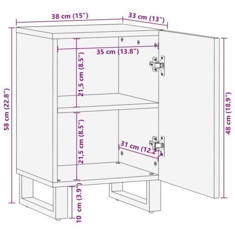 SZAFKA ŁAZIENKOWA GŁADKI