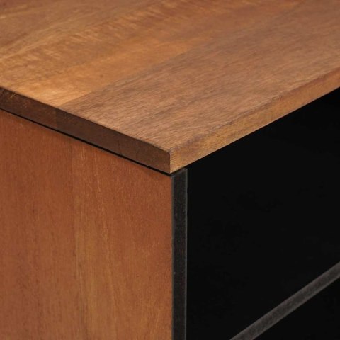 SZAFKA POD TELEWIZOR WYKOŃCZENIE W KOLORZE BRĄZOWEGO AKACJI