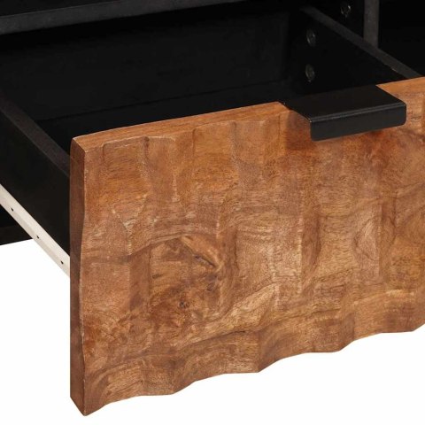 SZAFKA POD TELEWIZOR WYKOŃCZENIE W KOLORZE BRĄZOWEGO AKACJI