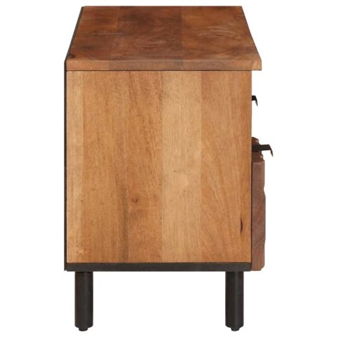 SZAFKA POD TELEWIZOR WYKOŃCZENIE W KOLORZE BRĄZOWEGO AKACJI