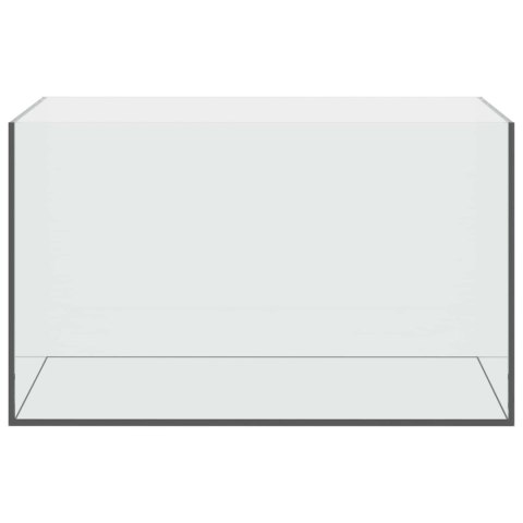 VidaXL Akwarium z przechowywaniem Biały Szkło