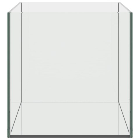 VidaXL Akwarium z przechowywaniem Biały Szkło