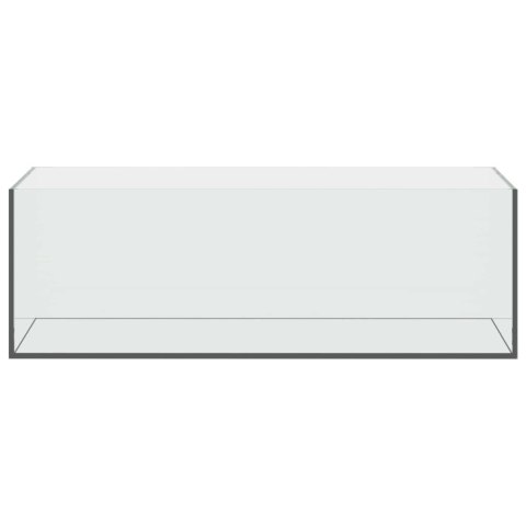 VidaXL Akwarium z przechowywaniem Biały Szkło