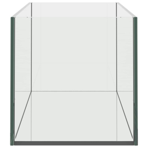 VidaXL Akwarium z przechowywaniem Biały Szkło