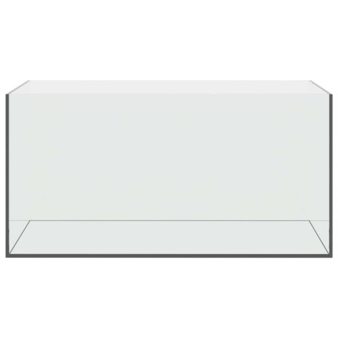 VidaXL Akwarium z przechowywaniem Biały Szkło