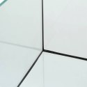 VidaXL Akwarium z przechowywaniem Biały Szkło