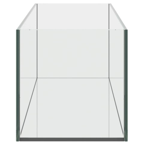 VidaXL Akwarium z przechowywaniem Biały Szkło