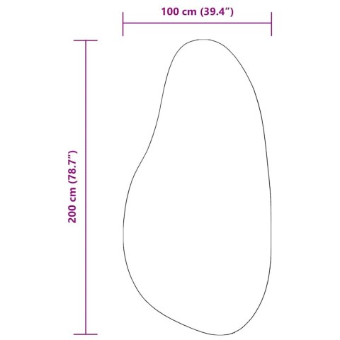 VidaXL Dywan HUARTE Szary 100 x 200 cm Poliester