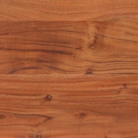 KONSOLA Z PÓŁKĄ BRĄZOWY 110X 30X 75CM LITE DREWNO AKACJOWE