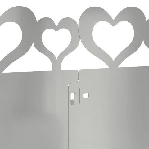 VidaXL Obrzeża trawnikowe 20 pcs Srebrny 103 x 0,05 x 22 cm