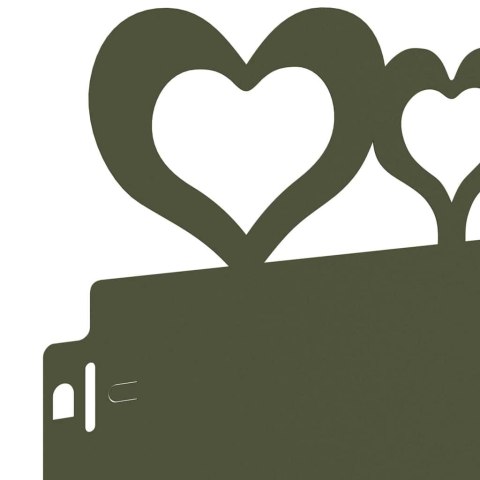 OBRZEŻA TRAWNIKOWE 20 SZT ZIELONY OLIWKOWY 103X0,05X22CM