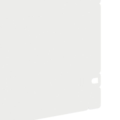 OBRZEŻA TRAWNIKOWE 30 SZT BIAŁY 103X0,05X22CM STAL