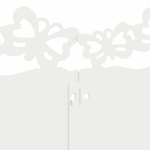 OBRZEŻA TRAWNIKOWE 30 SZT BIAŁY 103X0,05X22CM STAL