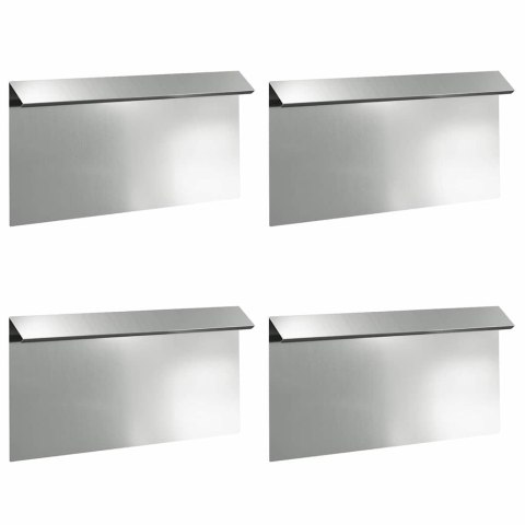 BARIERA PRZECIW ŚLIMAKOM OGRODZENIE DO OGRODU 4 SZT 50X25 CM STAL