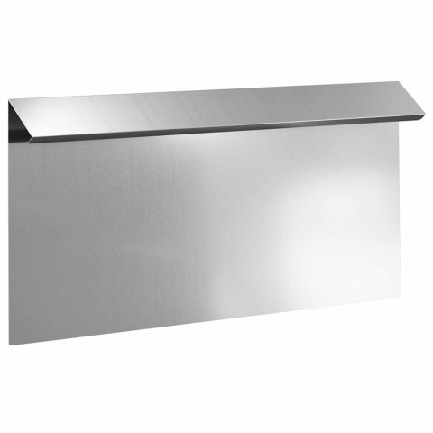 OGRODZENIE ŚLIMAKOWE SREBRNY 50X3,5X25CM