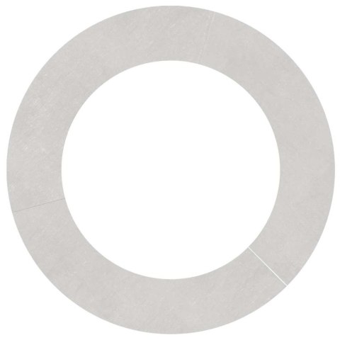 VidaXL odpowiedni dla płaskich pierścieni drzewa 5 pcs Srebrny