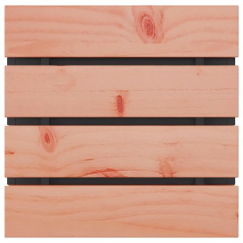 VidaXL Ławka ogrodowa Czarny 40 x 40 x 43 cm Stal