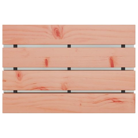 VidaXL Ławka ogrodowa Srebrny 60 x 40 x 43 cm Stal galwanizowana