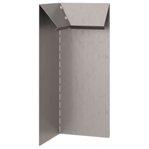 VidaXL Ogrodzenie ślimakowe Rdzawy 10 x 10 x 25 cm