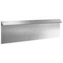 OGRODZENIE ŚLIMAKOWE SREBRNY 100X3,5X25CM STAL NIERDZEWNA