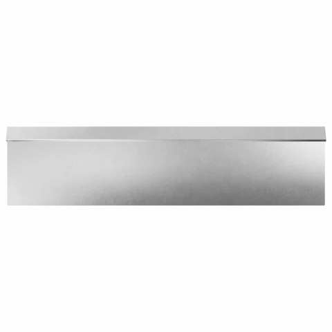 OGRODZENIE ŚLIMAKOWE SREBRNY 100X3,5X25CM STAL NIERDZEWNA
