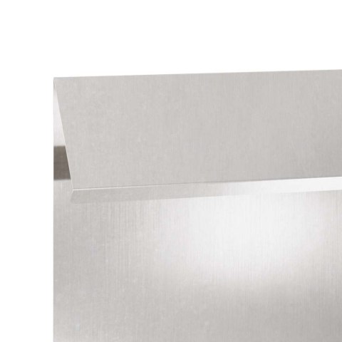 OGRODZENIE ŚLIMAKOWE SREBRNY 100X3,5X25CM STAL NIERDZEWNA