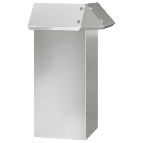 OGRODZENIE ŚLIMAKOWE SREBRNY 13,5X13,5X25CM