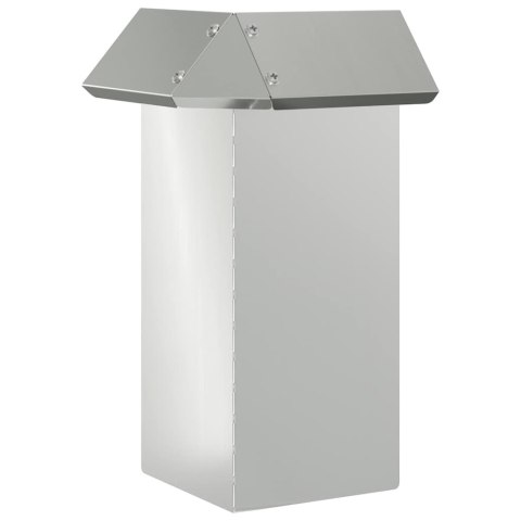 OGRODZENIE ŚLIMAKOWE SREBRNY 13,5X13,5X25CM