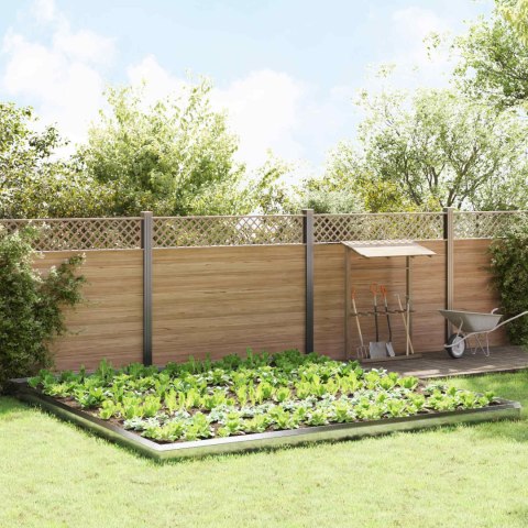 PŁOTY ŚLIMAKOWE 20 SZT SREBRNY STAL NIERDZEWNA