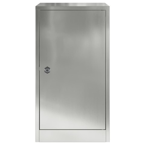 VidaXL skrzynka na listy Czarny 30 x 20 x 55 cm Stal Galwanizowana