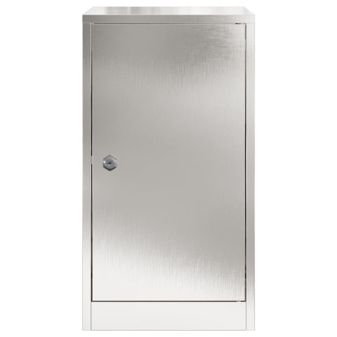 SKRZYNKA NA LISTY CZARNY 30X20X55CM STAL NIERDZEWNA