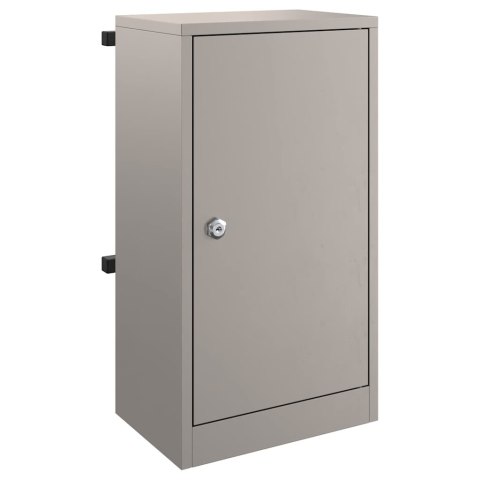 VidaXL skrzynka na listy z przechowywaniem Rdzawy 30 x 20 x 55 cm