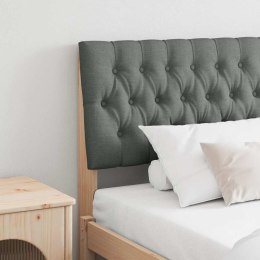 TAPICEROWANE WEZGŁOWIE CIEMNOSZARY 180CM LITE DREWNO SOSNOWE