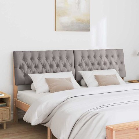 TAPICEROWANE WEZGŁOWIE CIEMNOSZARY 180CM LITE DREWNO SOSNOWE