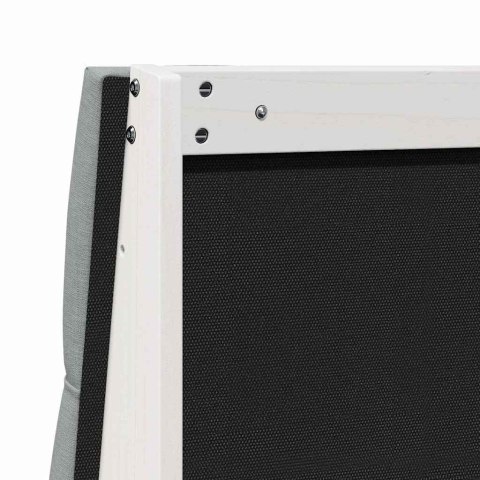 VidaXL Tapicerowane wezgłowie Jasnoszary 150 cm Lite drewno sosnowe