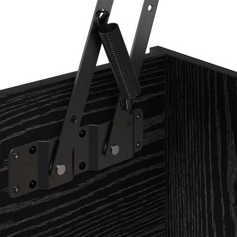 VidaXL Stolik kawowy Czarny Dąb 102 x 50,5 x 46,5 cm