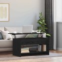 VidaXL Stolik kawowy Czarny Dąb 80 x 50,5 x 41,5 cm