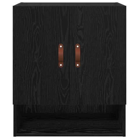 SZAFKA ŚCIENNA MONTOWANA NA ŚCIANIE CZARNY DĄB 60X31X70CM