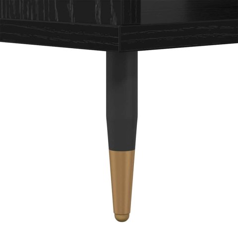 VidaXL Stolik kawowy Czarny dąb 60 x 50 x 40 cm