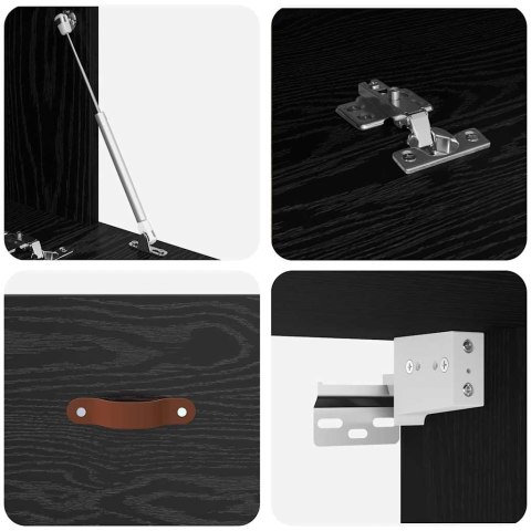 SZAFKA ŚCIENNA CZARNY DĄB 100X36,5X35CM