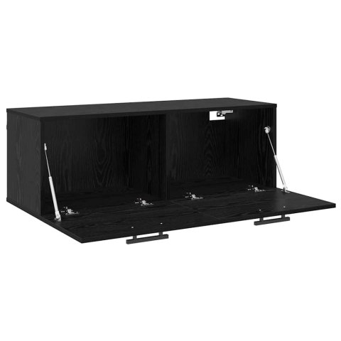 SZAFKA ŚCIENNA CZARNY DĄB 100X36.5X35CM