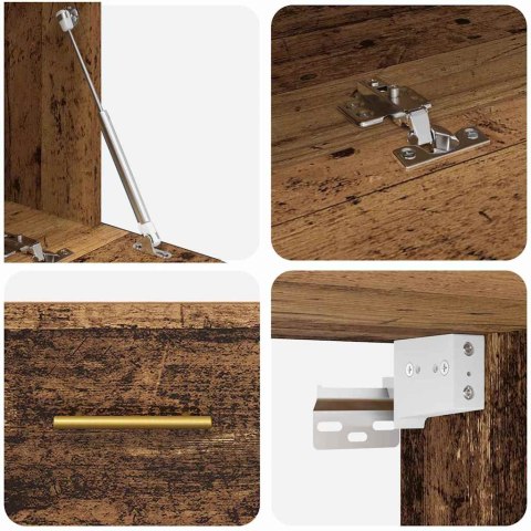 SZAFKA ŚCIENNA STARE DREWNO 100X36.5X35CM